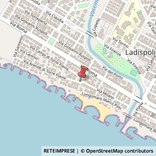 Mappa Piazza L. Odescalchi, 4, 00055 Ladispoli, Roma (Lazio)