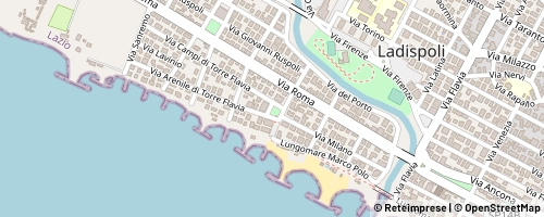Mappa Ladispoli