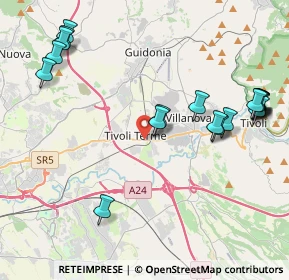 Mappa Via Giovan Battista Brunello, 00011 Tivoli RM, Italia (5.21737)