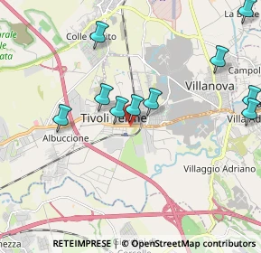 Mappa Via Giovan Battista Brunello, 00011 Tivoli RM, Italia (2.41909)