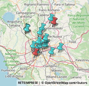 Mappa Via Umberto Fracchia, 00137 Roma RM, Italia (9.9485)