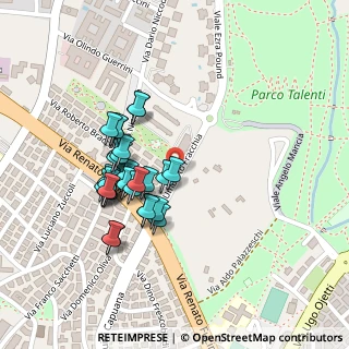 Mappa Via Umberto Fracchia, 00137 Roma RM, Italia (0.21333)