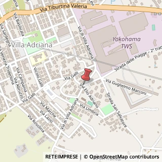 Mappa Via di Villa Adriana, 142, 00010 Tivoli, Roma (Lazio)