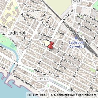 Mappa Via Napoli, 110/C, 00055 Ladispoli, Roma (Lazio)