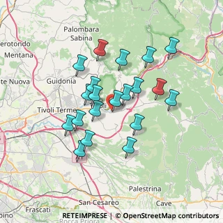 Mappa Via Empolitana Km. 2, 00024 Tivoli RM, Italia (6.52)