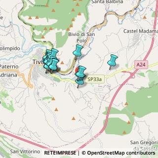 Mappa Via Empolitana Km. 2, 00024 Tivoli RM, Italia (1.6085)