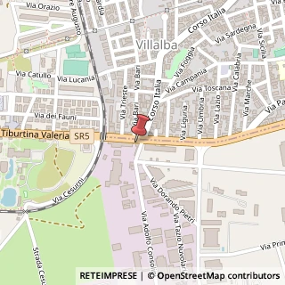 Mappa Via Nazionale Tiburtina, 287, 00011 Tivoli, Roma (Lazio)