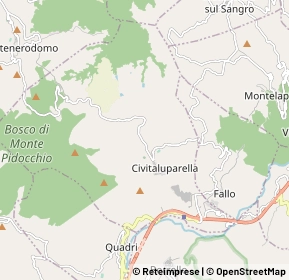 Mappa 66040 Civitaluparella CH, Italia (1.976)