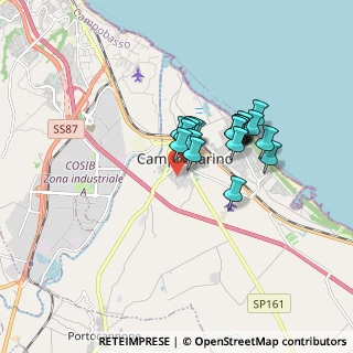 Mappa Via Cuoco, 86042 Campomarino CB, Italia (1.2825)
