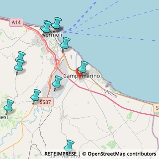 Mappa Via Cuoco, 86042 Campomarino CB, Italia (5.8925)