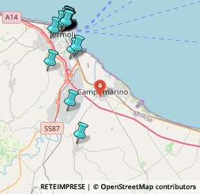 Mappa Via Cuoco, 86042 Campomarino CB, Italia (5.6675)