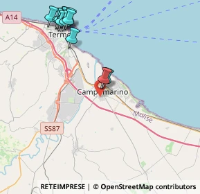 Mappa Via Cuoco, 86042 Campomarino CB, Italia (5.30167)