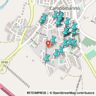 Mappa Via Cuoco, 86042 Campomarino CB, Italia (0.26296)