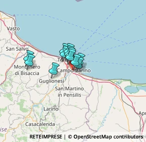 Mappa Via Cuoco, 86042 Campomarino CB, Italia (7.31833)