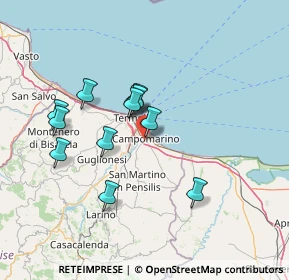 Mappa Via Cuoco, 86042 Campomarino CB, Italia (12.72583)