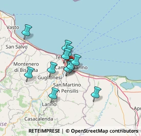 Mappa Via Cuoco, 86042 Campomarino CB, Italia (10.27167)