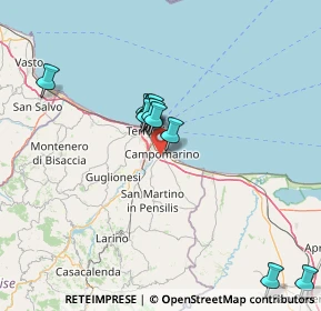 Mappa Via Cuoco, 86042 Campomarino CB, Italia (13.28)
