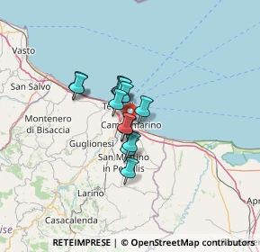 Mappa Via Cuoco, 86042 Campomarino CB, Italia (8.01308)