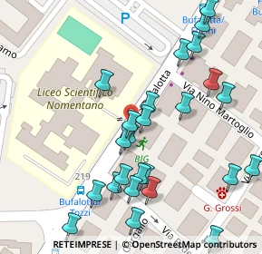 Mappa Via Alberto Lionello Localita, 00139 Roma RM, Italia (0.07308)