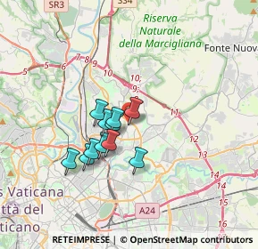 Mappa Via Alberto Lionello Localita, 00139 Roma RM, Italia (2.64182)