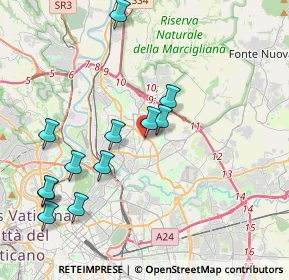 Mappa Via Alberto Lionello Localita, 00139 Roma RM, Italia (4.4575)
