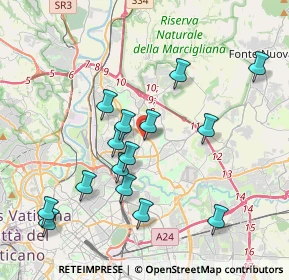 Mappa Via Alberto Lionello Localita, 00139 Roma RM, Italia (4.106)
