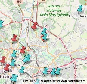 Mappa Via Alberto Lionello Localita, 00139 Roma RM, Italia (6.6445)