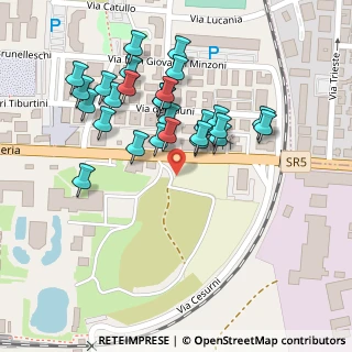 Mappa Centro Commerciale Tiburtino VIA TIBURTINA KM 20 500 1, 00011 Tivoli RM, Italia (0.11481)