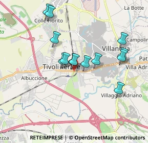 Mappa Centro Commerciale Tiburtino VIA TIBURTINA KM 20 500 1, 00011 Tivoli RM, Italia (1.72)