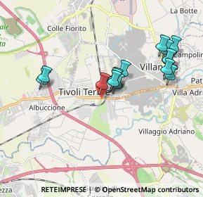 Mappa Centro Commerciale Tiburtino VIA TIBURTINA KM 20 500 1, 00011 Tivoli RM, Italia (1.78313)