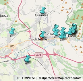 Mappa Centro Commerciale Tiburtino VIA TIBURTINA KM 20 500 1, 00011 Tivoli RM, Italia (4.8465)