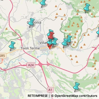 Mappa Via Lago del Trasimeno, 00010 Tivoli RM, Italia (4.8525)