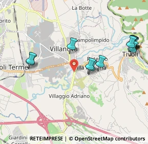Mappa Via Lago del Trasimeno, 00010 Tivoli RM, Italia (2.46462)