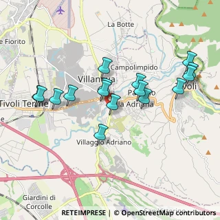 Mappa Via Lago del Trasimeno, 00010 Tivoli RM, Italia (1.935)