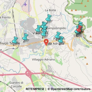 Mappa Via Lago del Trasimeno, 00010 Tivoli RM, Italia (2.2825)