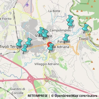 Mappa Via Lago del Trasimeno, 00010 Tivoli RM, Italia (1.97364)