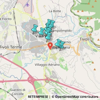 Mappa Via Lago del Trasimeno, 00010 Tivoli RM, Italia (1.34909)