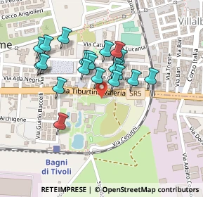 Mappa VIA TIBURTINA KM. 21+700, 00011 Tivoli RM, Italia (0.205)