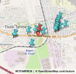 Mappa VIA TIBURTINA KM. 21+700, 00011 Tivoli RM, Italia (0.4625)