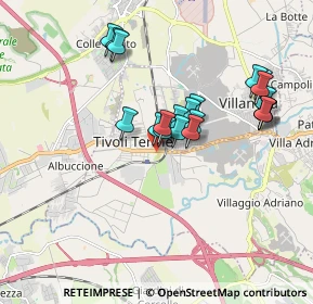 Mappa VIA TIBURTINA KM. 21+700, 00011 Tivoli RM, Italia (1.682)