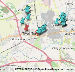 Mappa VIA TIBURTINA KM. 21+700, 00011 Tivoli RM, Italia (1.955)