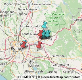 Mappa VIA TIBURTINA KM. 21+700, 00011 Tivoli RM, Italia (5.63917)