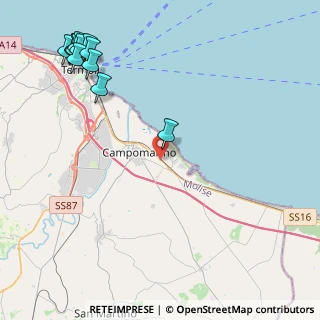 Mappa S.s 16 E 2 km 552+0, 86042 Campomarino CB, Italia (6.4)