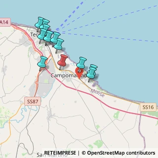 Mappa S.s 16 E 2 km 552+0, 86042 Campomarino CB, Italia (4.26308)