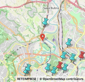 Mappa Via Possagno, 00191 Roma RM, Italia (3.18091)