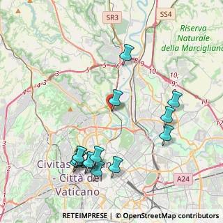 Mappa Via Possagno, 00191 Roma RM, Italia (4.86786)