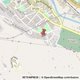 Mappa Via Rivellese, 1, 00019 Tivoli, Roma (Lazio)