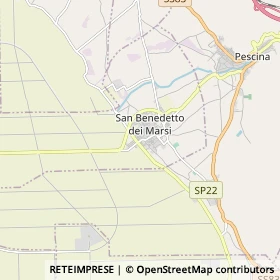 Mappa San Benedetto dei Marsi