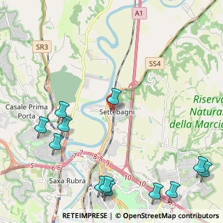 Mappa Via San Giovanni Valdarno, 00138 Roma RM, Italia (3.27917)