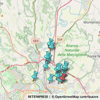 Mappa Via San Giovanni Valdarno, 00138 Roma RM, Italia (4.48824)